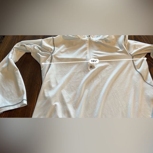 C9 by Champion Duo Dry 1/2 Zip white Pullover EUC running - Picture 12 of 12